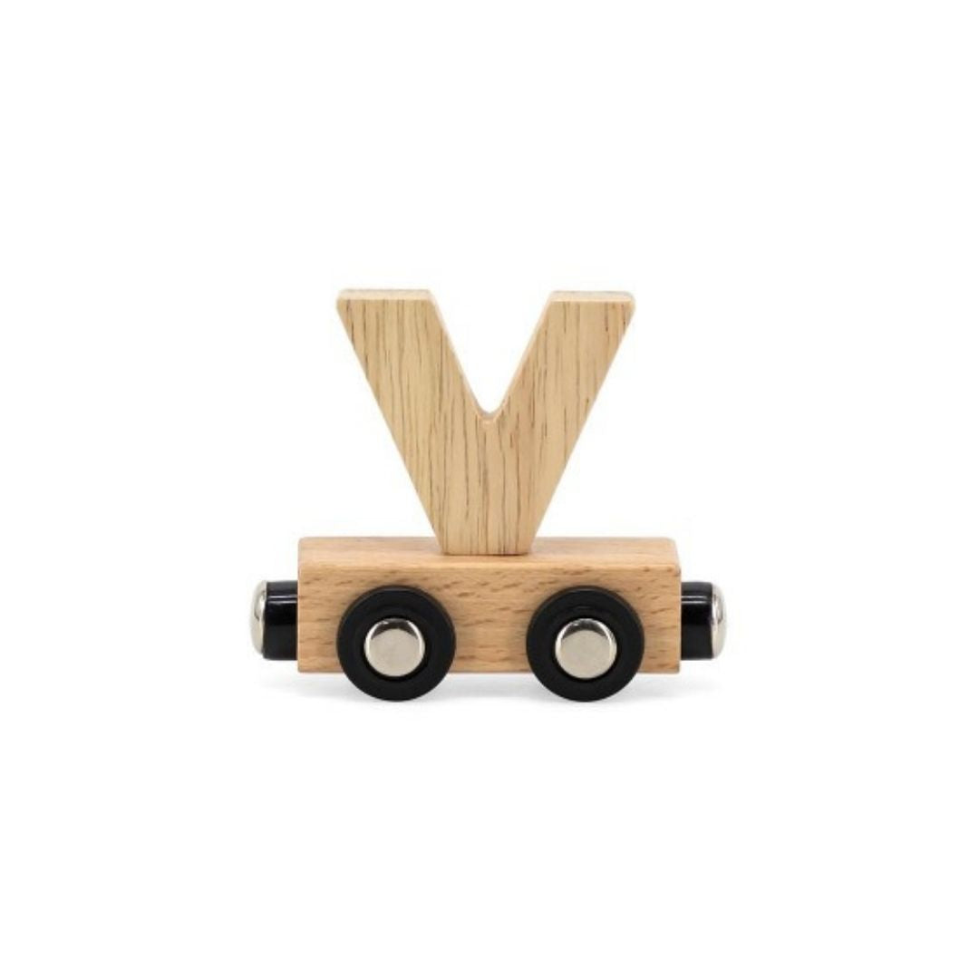 Tryco houten lettertreintje naturel