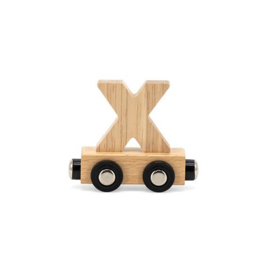 Tryco houten lettertreintje naturel