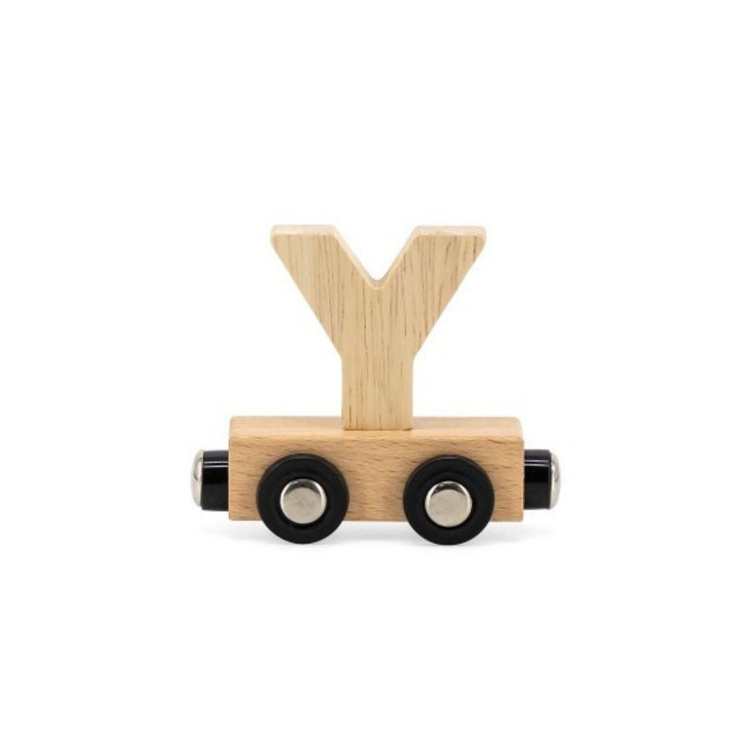 Tryco houten lettertreintje naturel