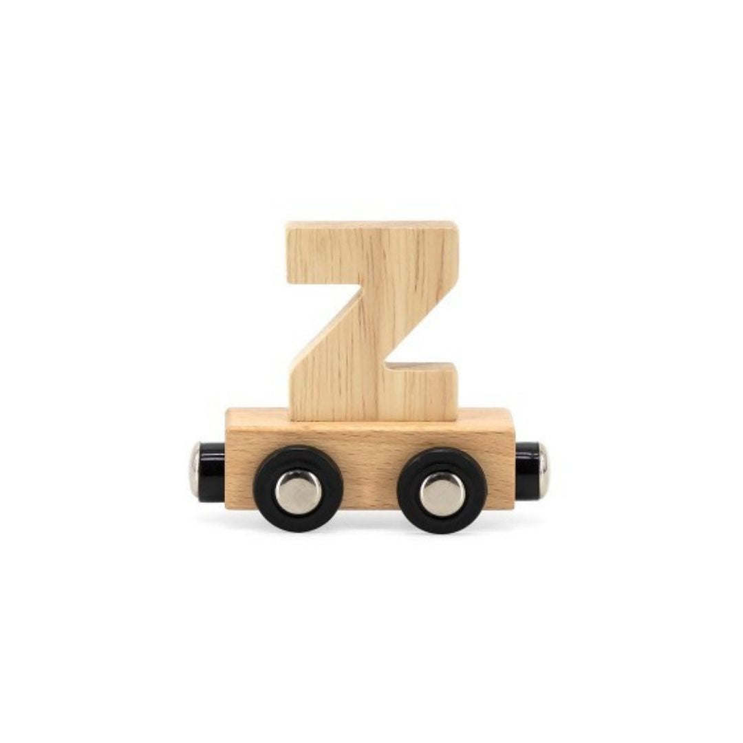 Tryco houten lettertreintje naturel