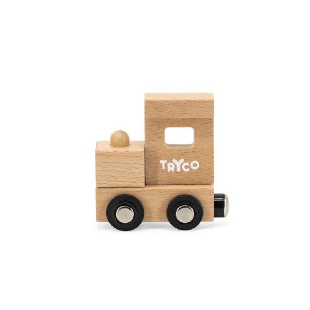 Tryco houten lettertreintje naturel