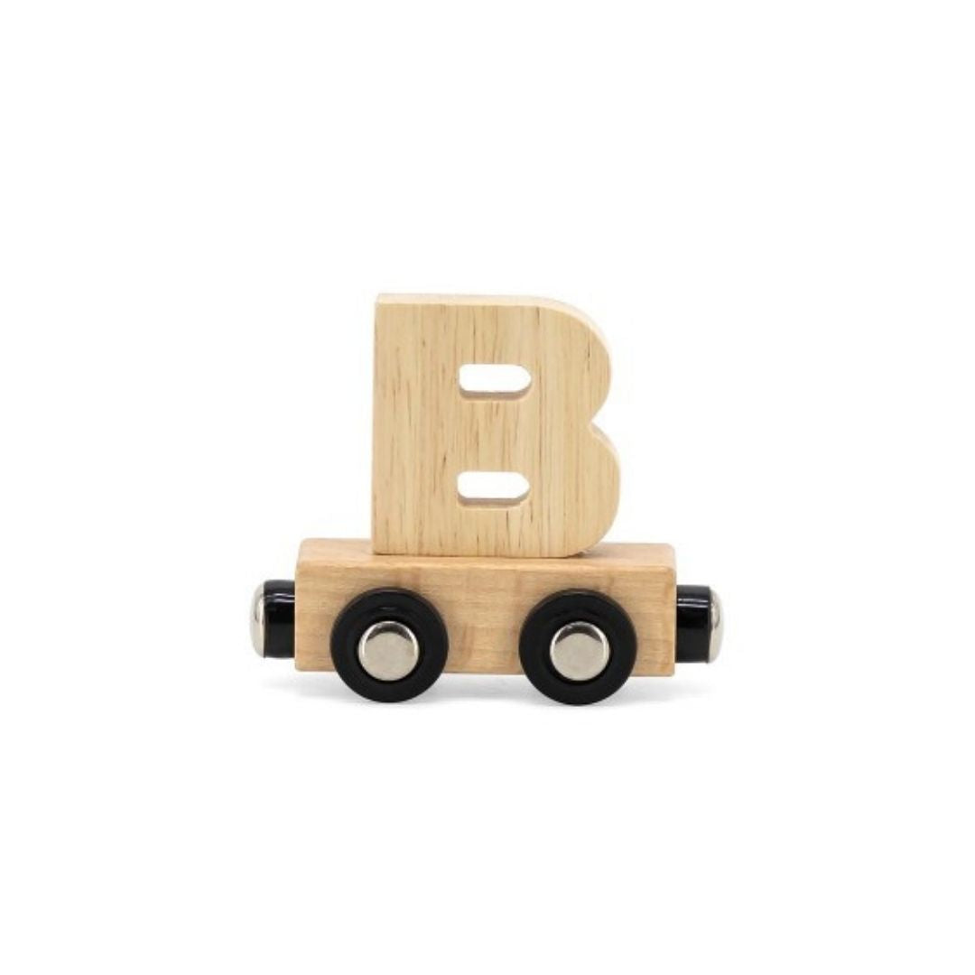 Tryco houten lettertreintje naturel