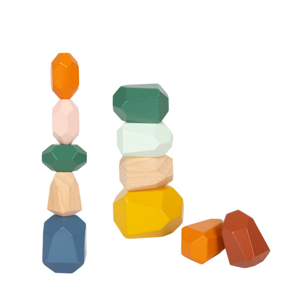 Houten stapelstenen Safari (Montessori) - Small Foot