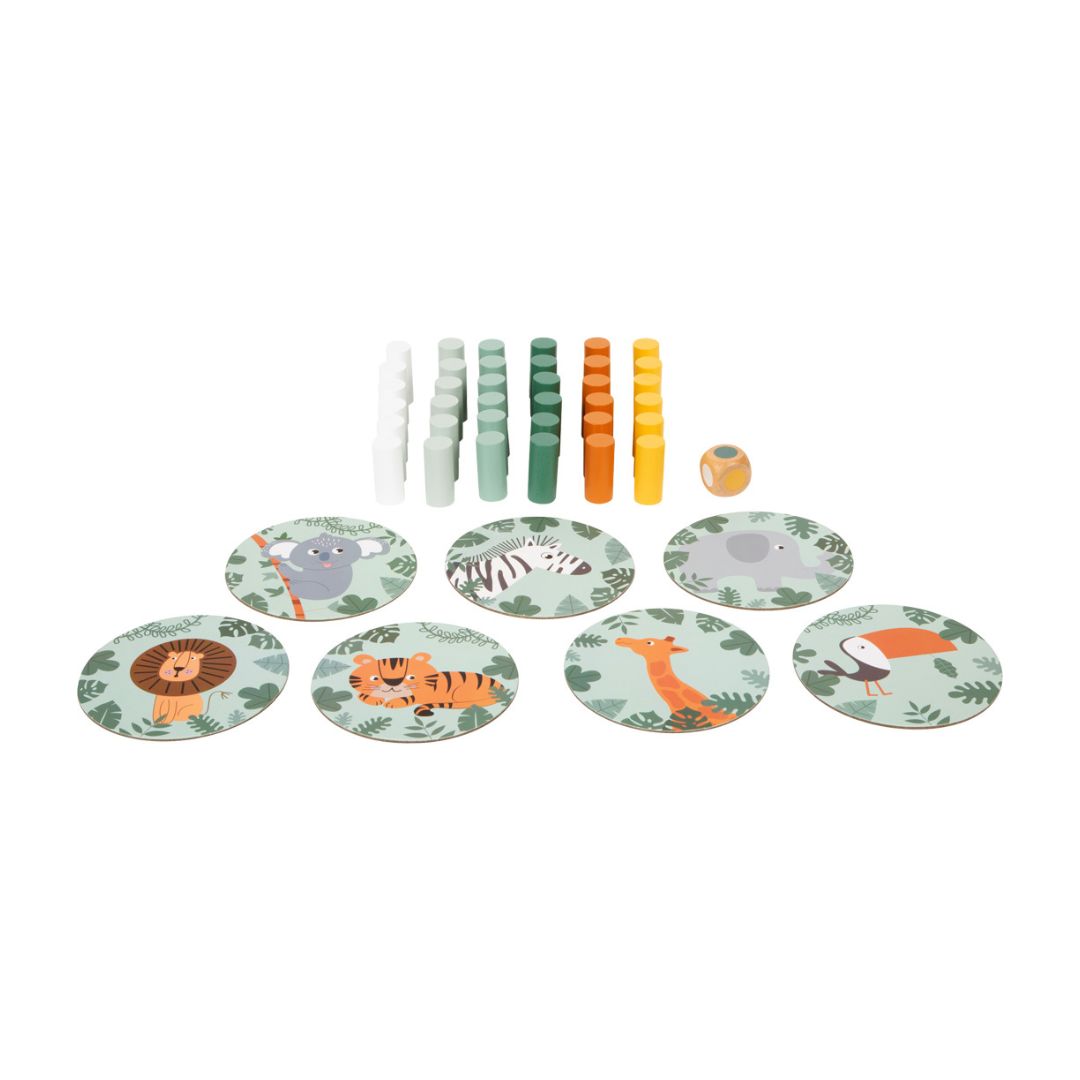 Houten Wiebeltoren Spel (Jenga) Safari - Small Foot