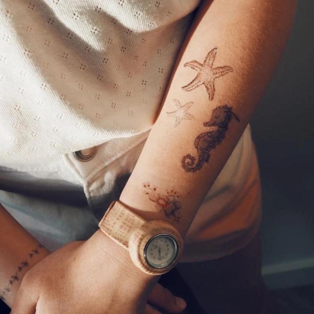 Mrs. Ertha Kids Tattoo's (tijdelijk) Flamingo