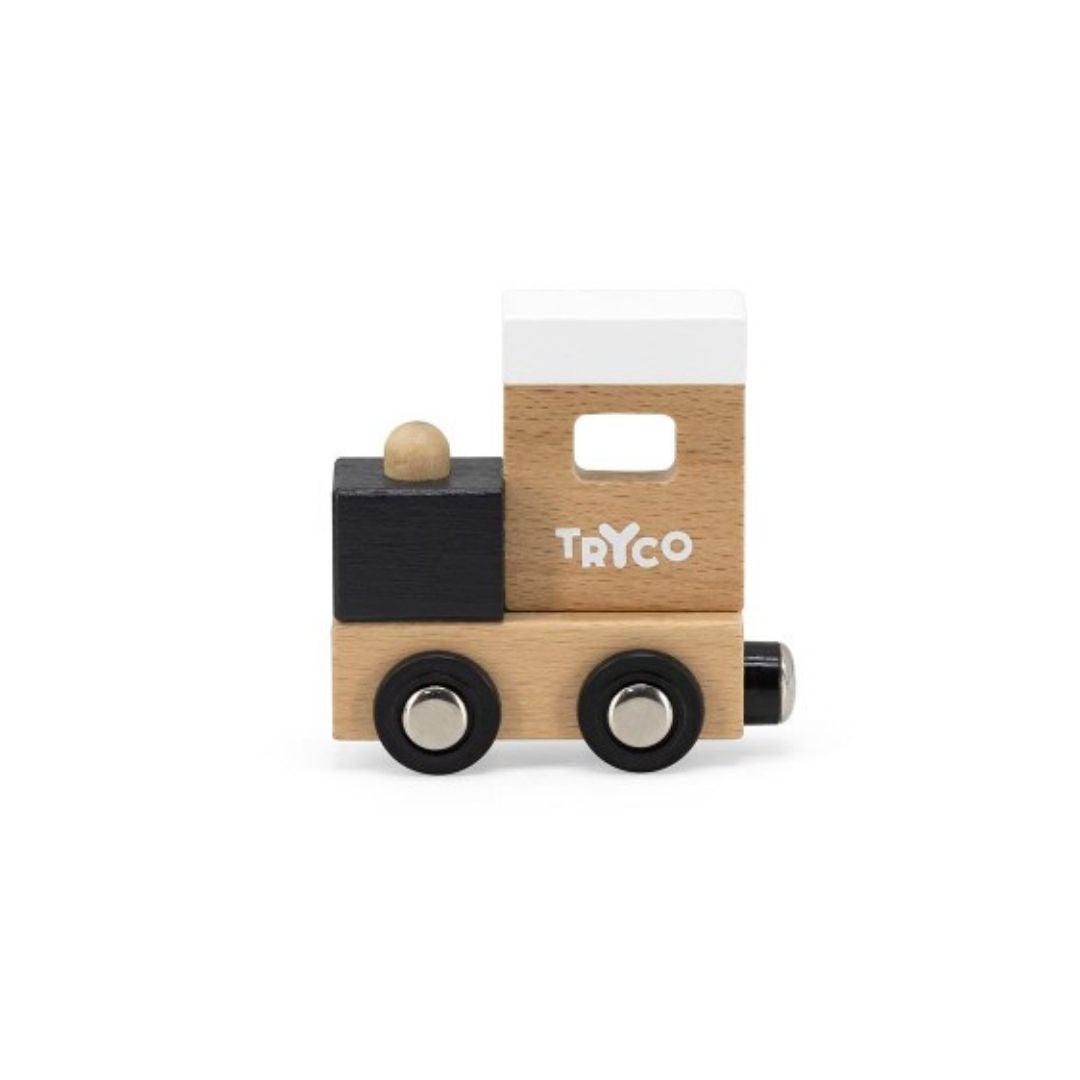 Tryco houten lettertreintje kleur