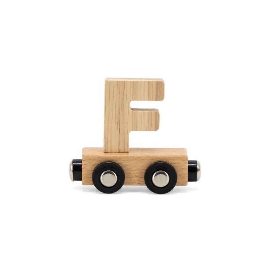 Tryco houten lettertreintje naturel