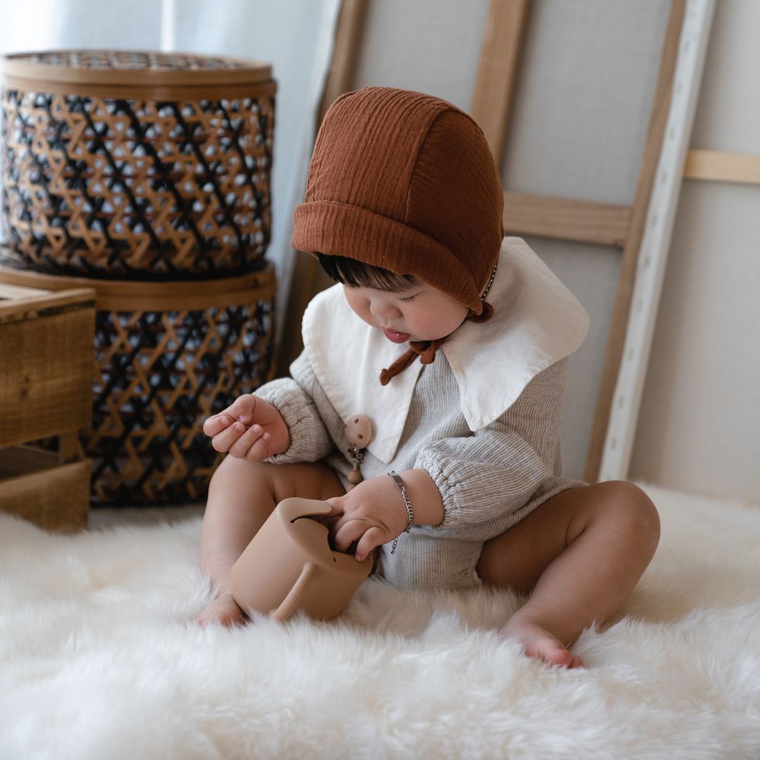 Mushie Snack Cup - Siliconen Shifting Sand