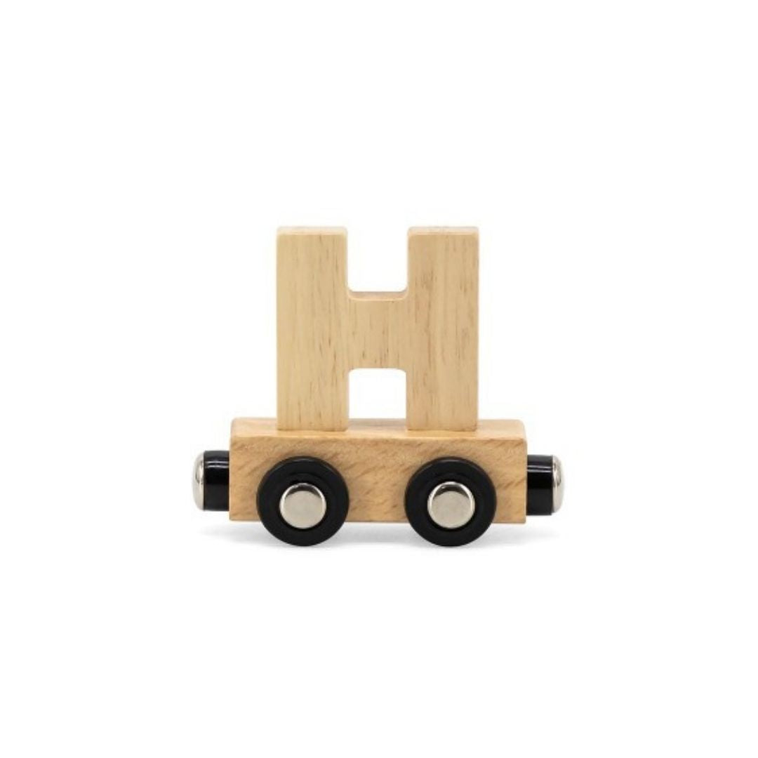 Tryco houten lettertreintje naturel
