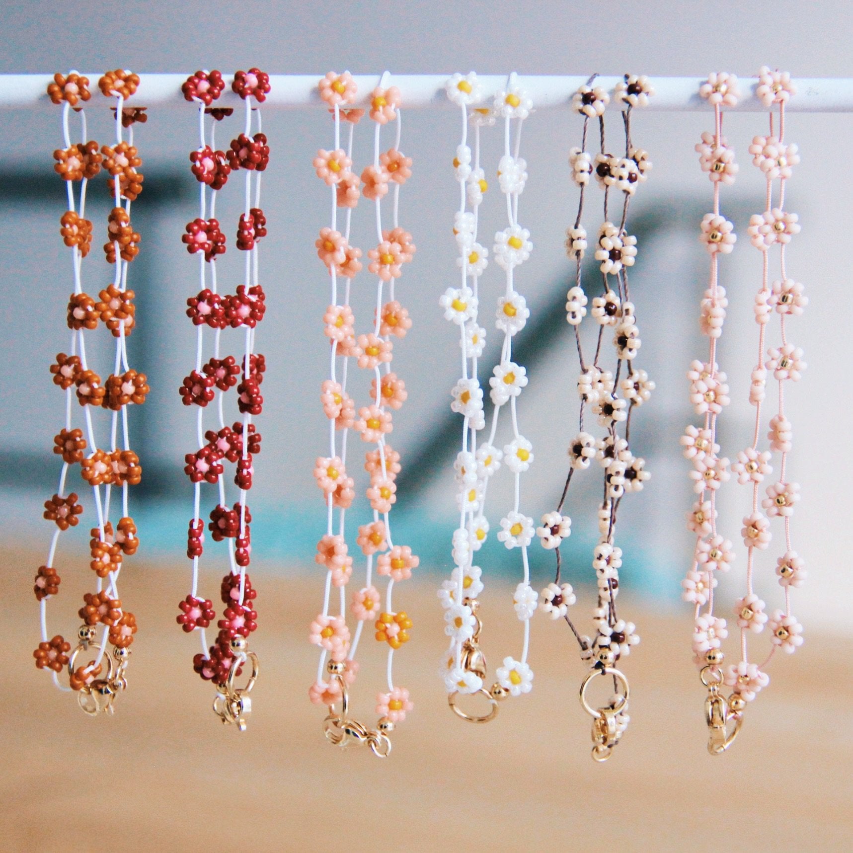 Fiori bloemenketting - lila/paars - Bazou