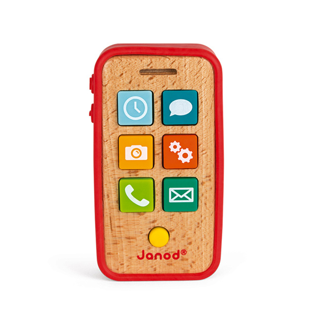 Janod - Houten Telefoon met geluid - Little Concept