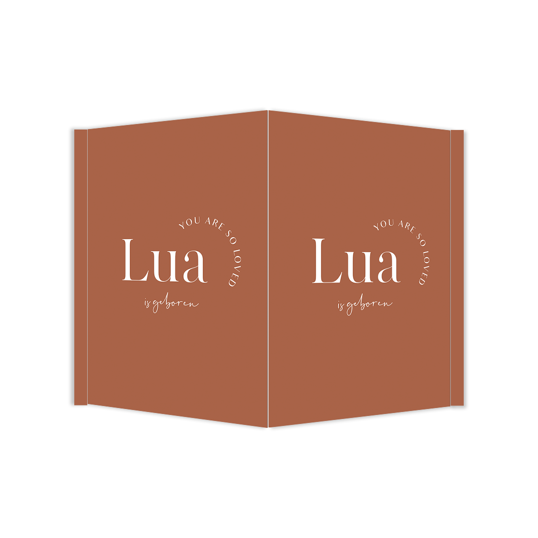 Geboortebord Lua met naam - Little Concept