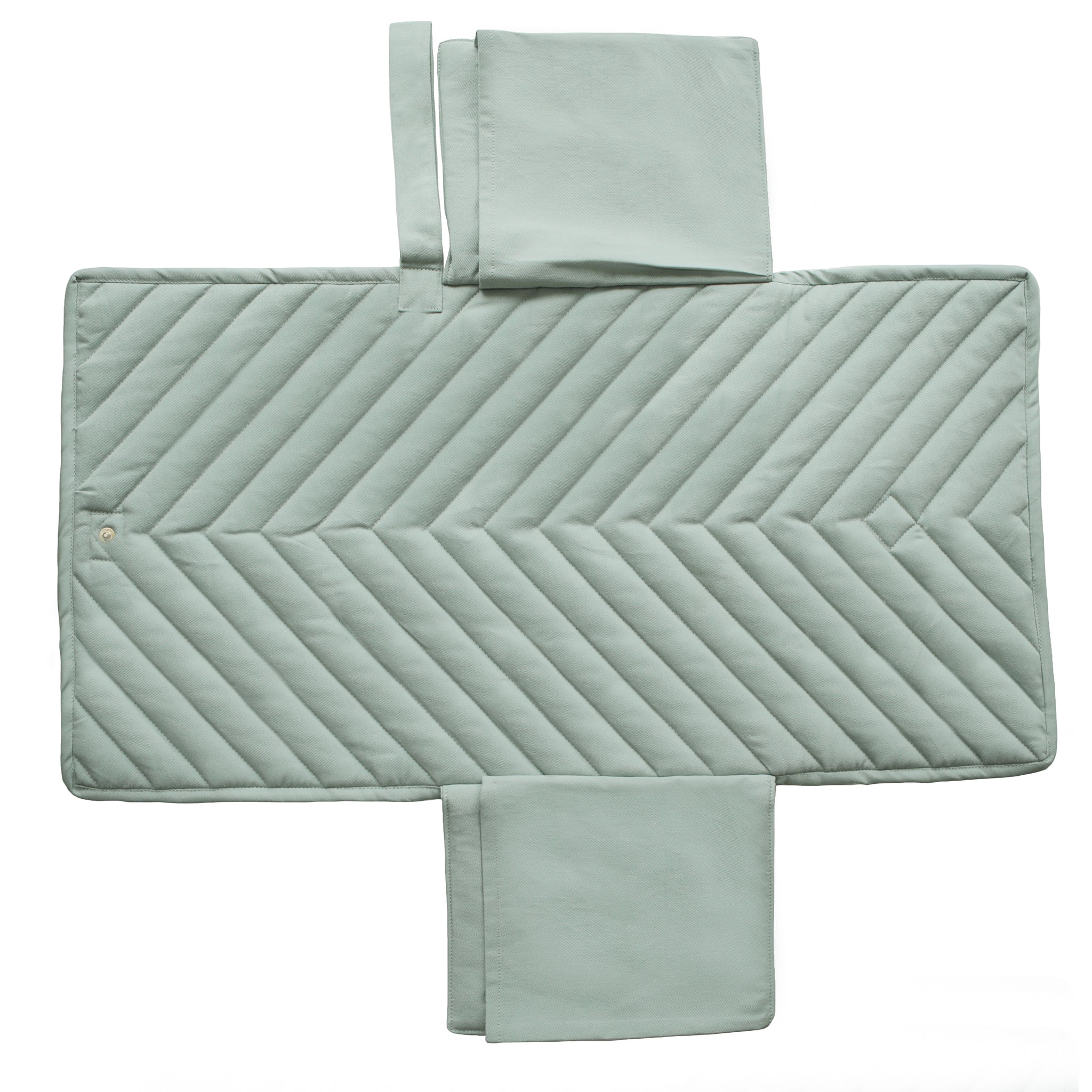 Mushie Draagbaar Verschoonmatje Roman Green